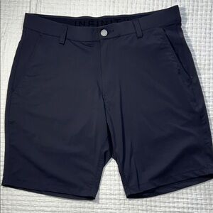 NFINITY Navy Flat Front Men's Shorts